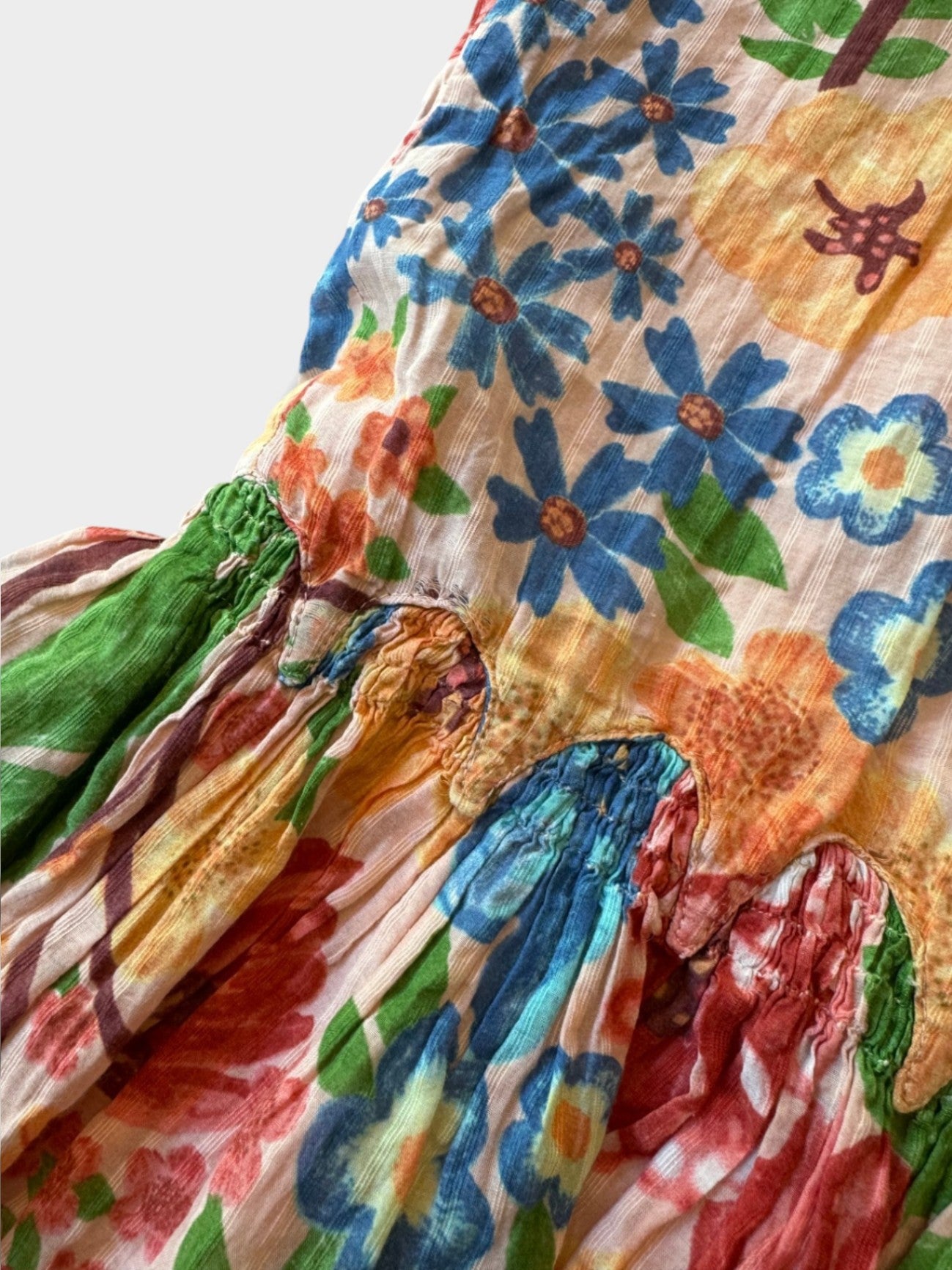 Farbenfrohes Musselin-Kleid mit Blumen-Print Gr.6 | Fábula