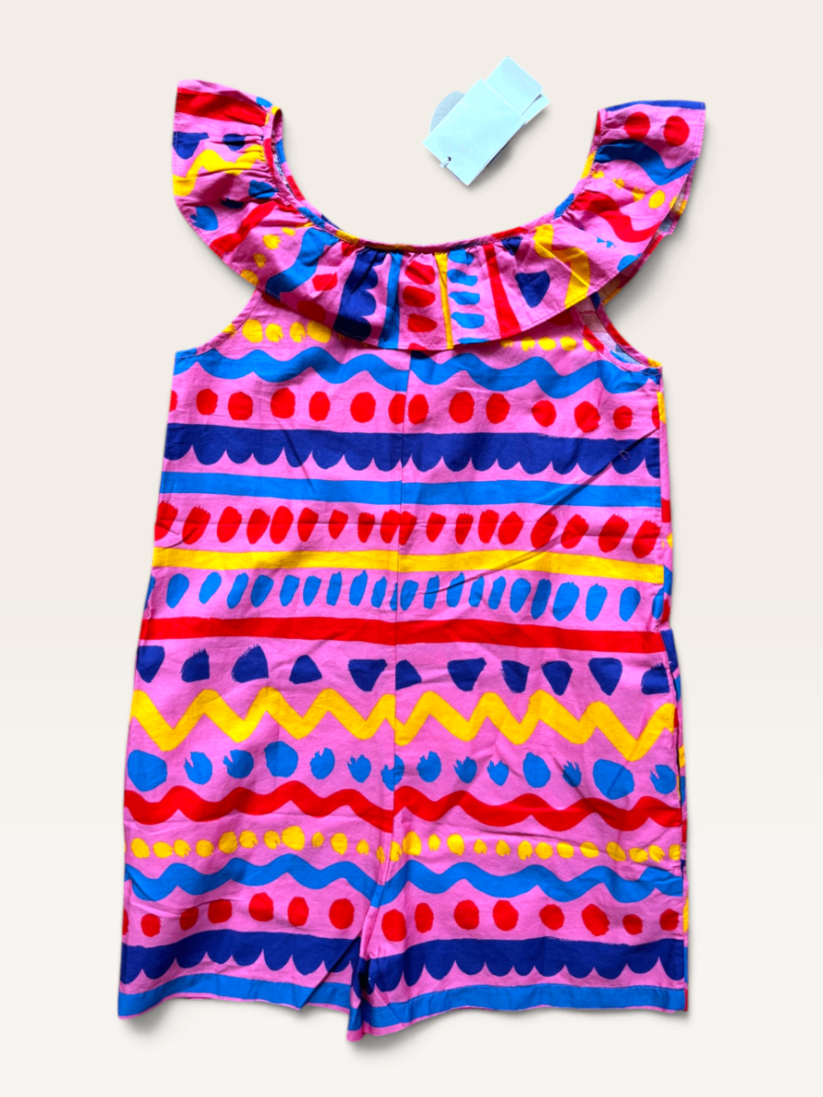 Bunter Jumpsuit mit Wellen- und Punktemuster Gr.152 | Stella McCartney Kids