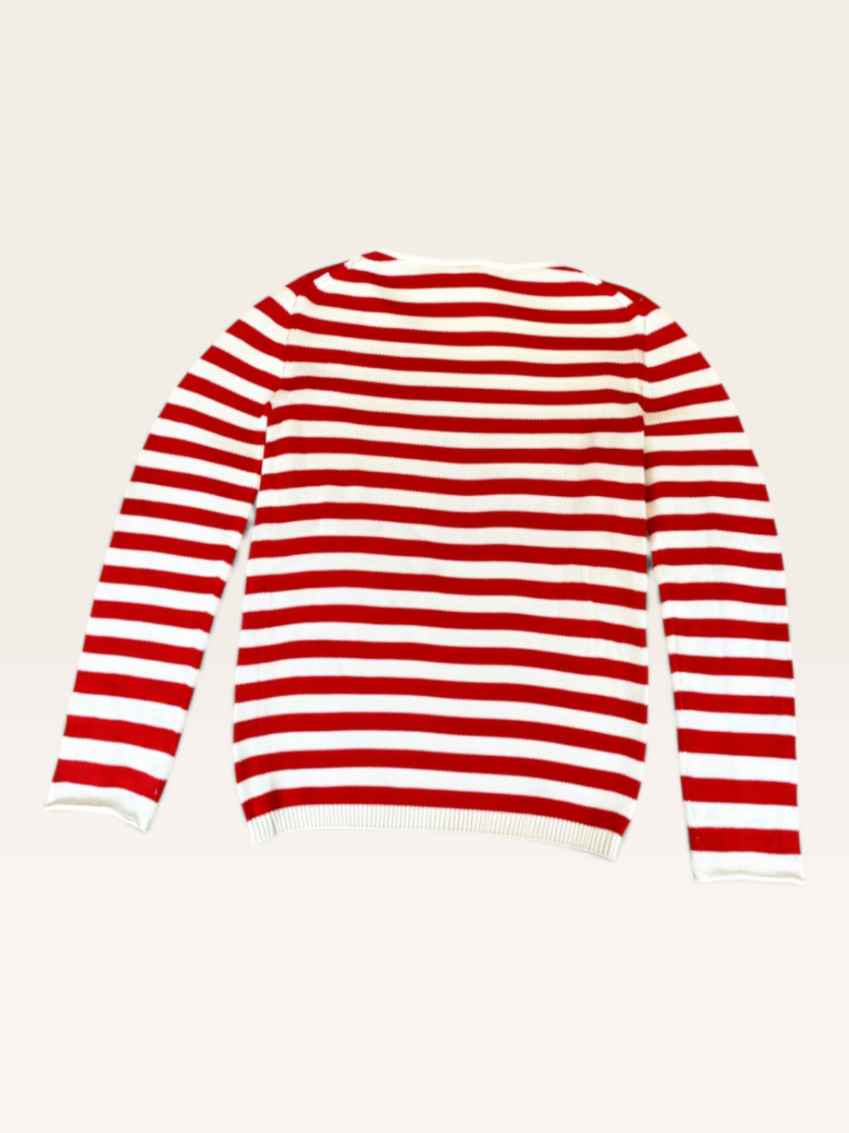 Gestreifter Feinstrick-Pullover mit Rollsaum gr. S/164 | darling harbour