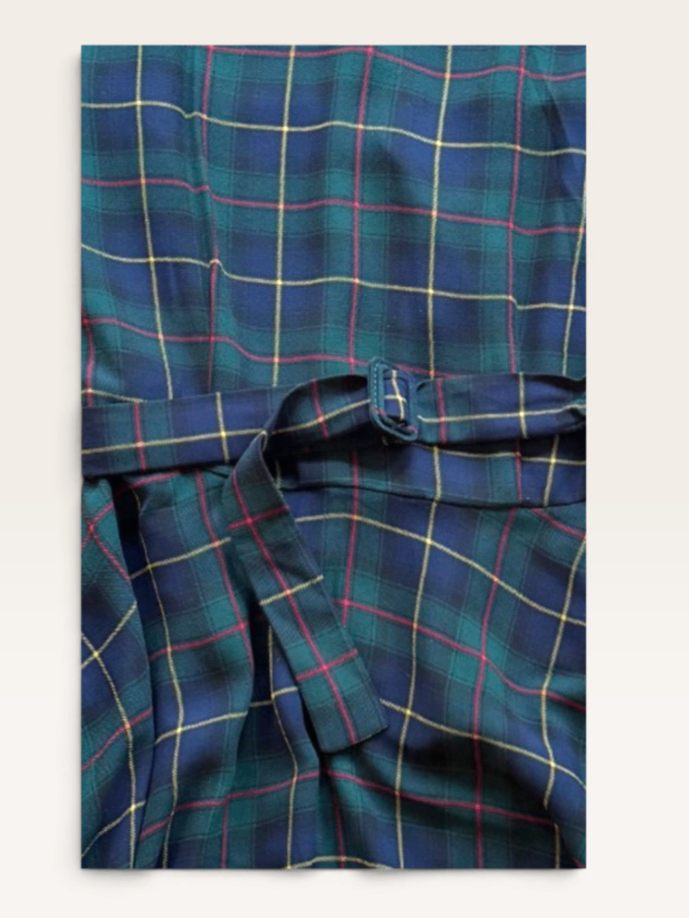 Elegantes Karo-Kleid mit Bubikragen kariert Gr.14 | Polo Ralph Lauren