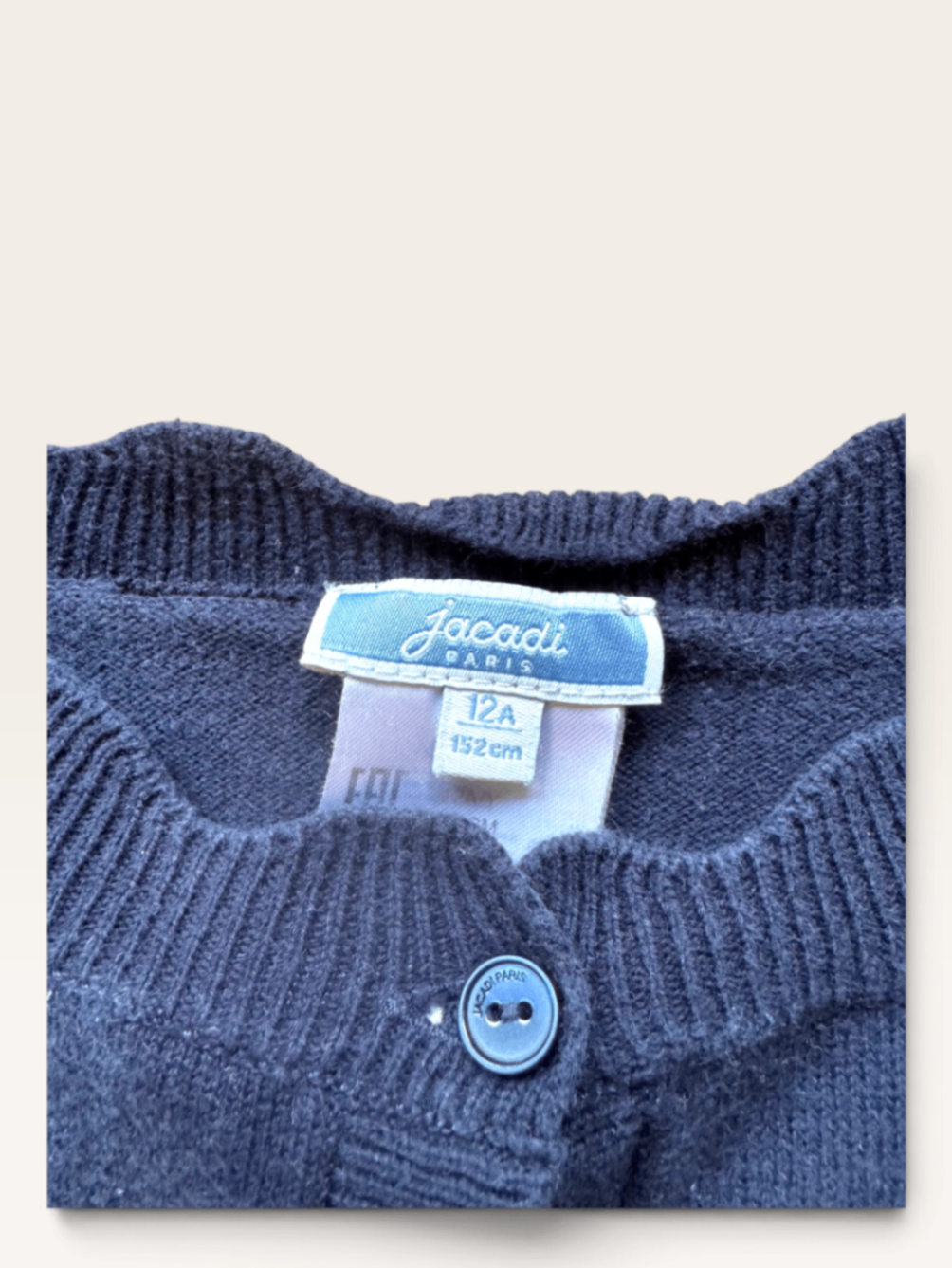 Cardigan Dunkelblau Gr.152cm | Jacadi Paris