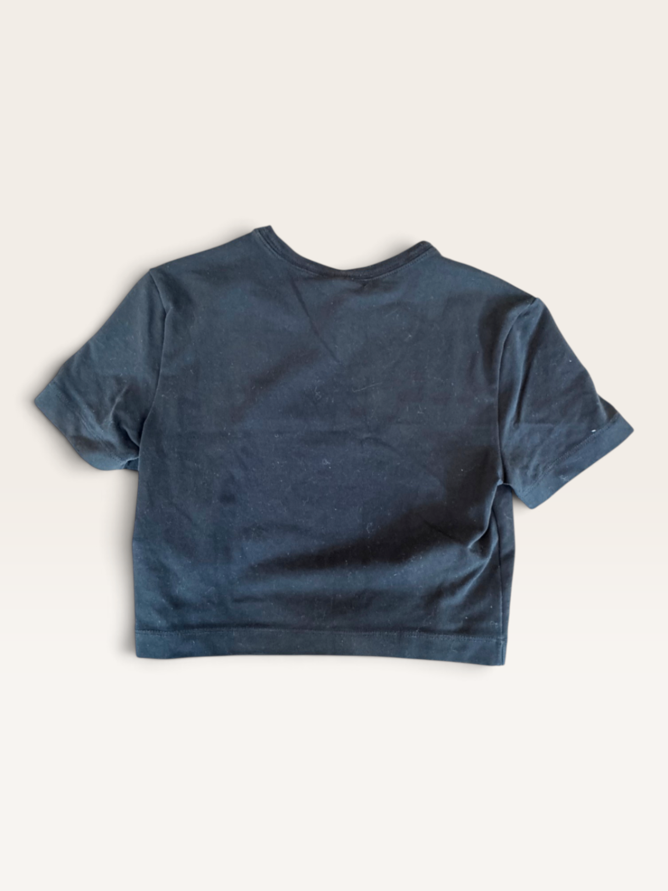 Schwarzes Crop-Top mit Nike Air-Logo | Nike