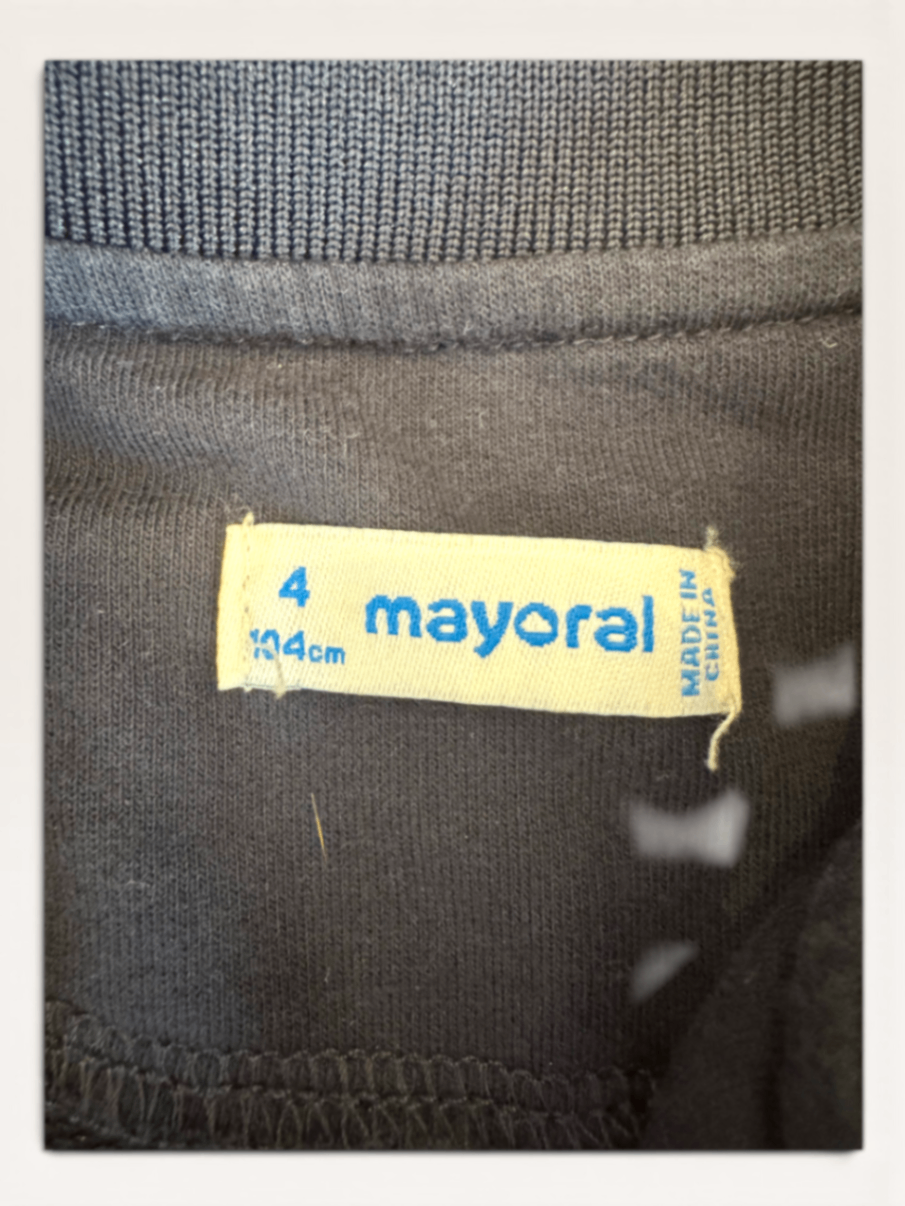Sweat-Jacke im Bomber-Stil Blau Gr.104 cm | Mayoral