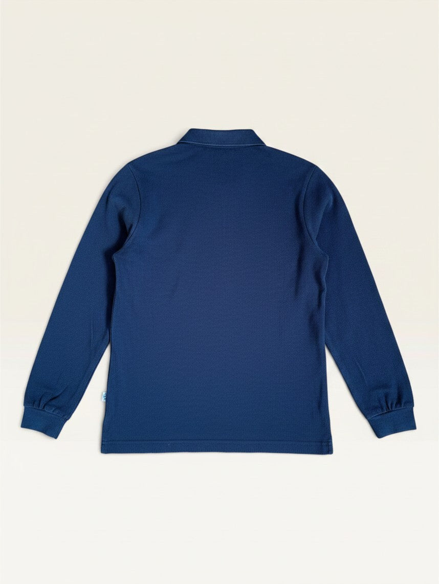 Langarm-Polo-Shirt (Marineblau, Gr. 10A) Gr.104 | il gufo