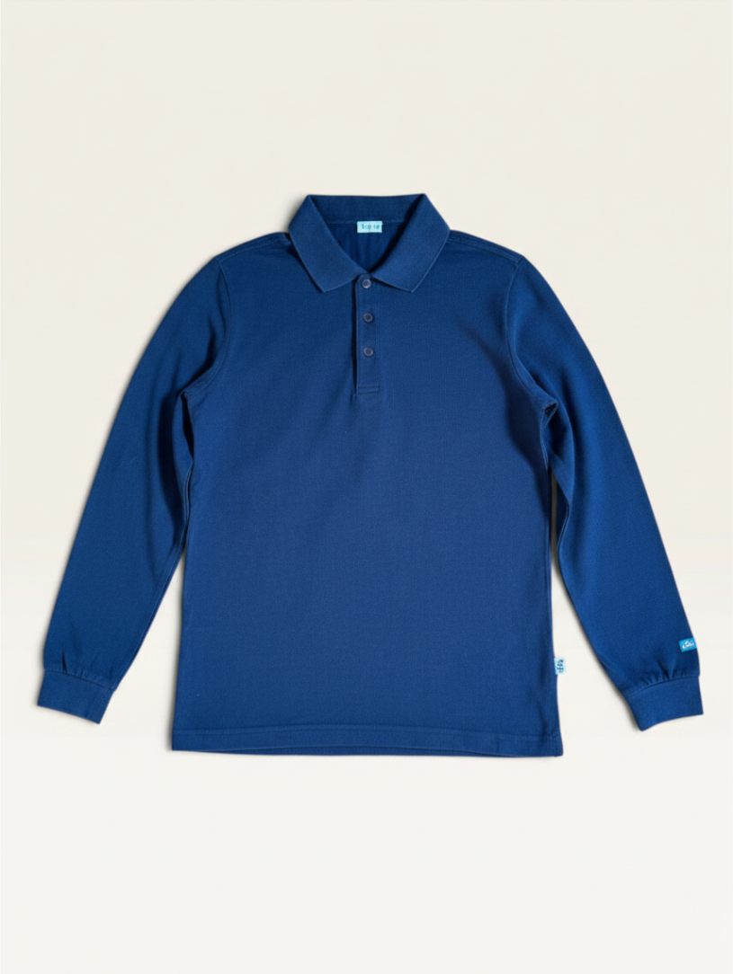 Langarm-Polo-Shirt (Marineblau, Gr. 10A) Gr.104 | il gufo