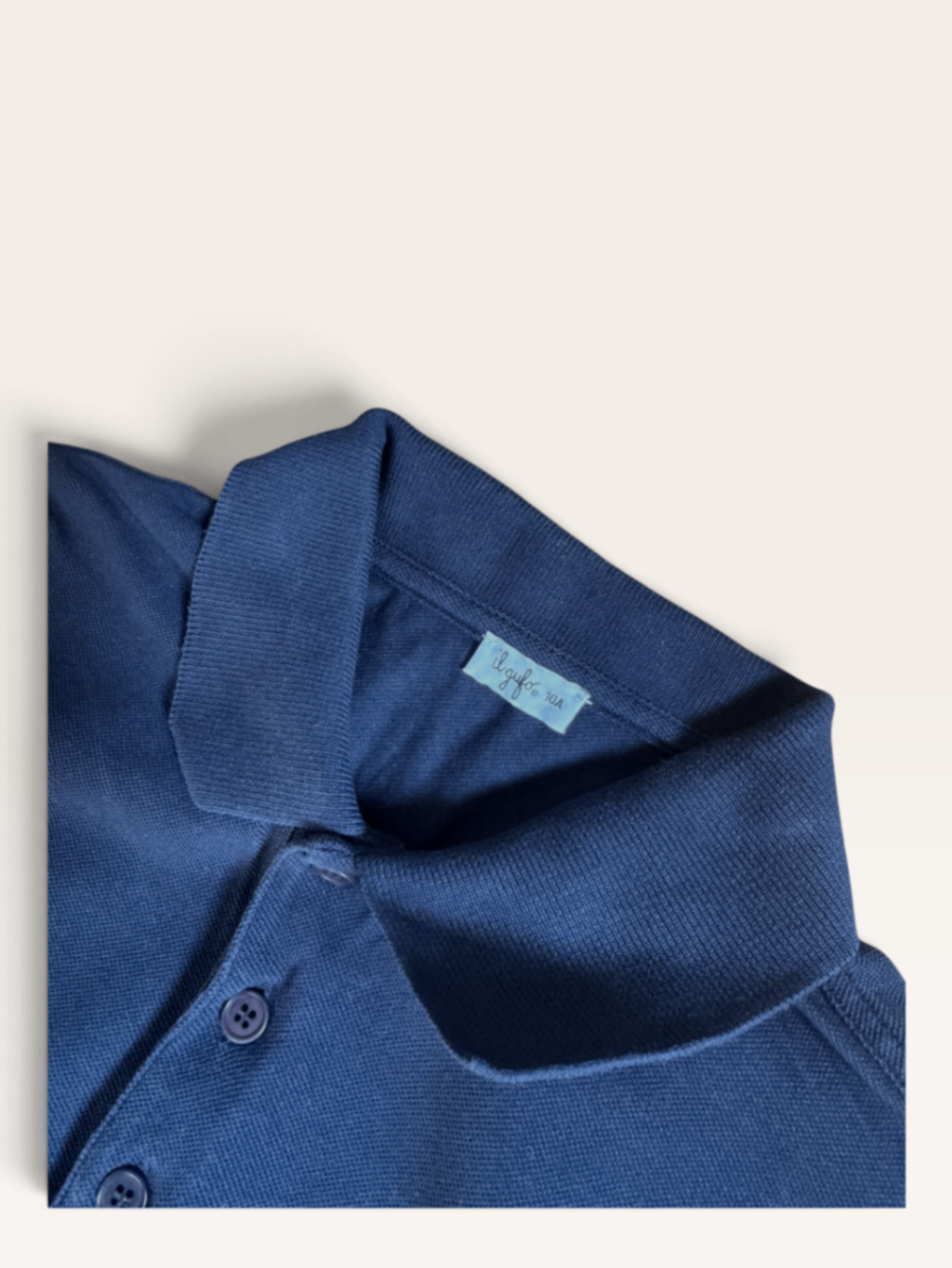 Langarm-Polo-Shirt (Marineblau, Gr. 10A) Gr.104 | il gufo
