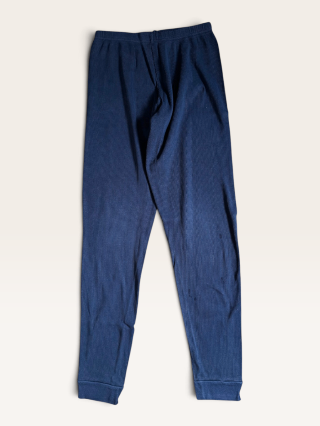 Rippstrick-Pyjama-Set, Marineblau (Henley-Stil) Dunkelblau Gr.152 (Label fehlt) | Petit Bateau