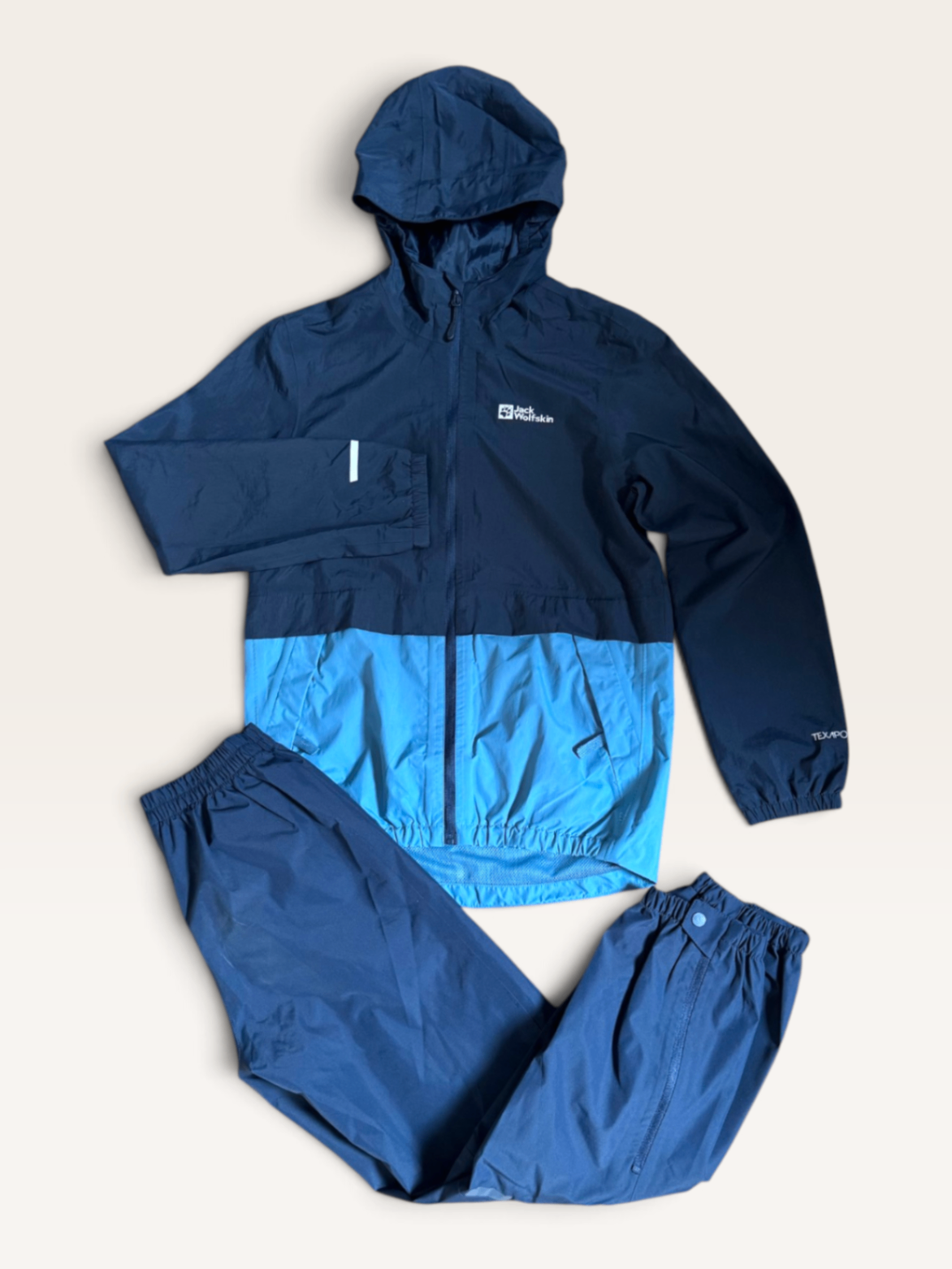 Funktionskleidung Dunkelblau, Blau Gr.140 | Jack Wolfskin