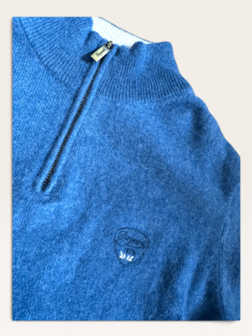 Troyer, 100% Kaschmir Blau Gr.12 | Bonpoint