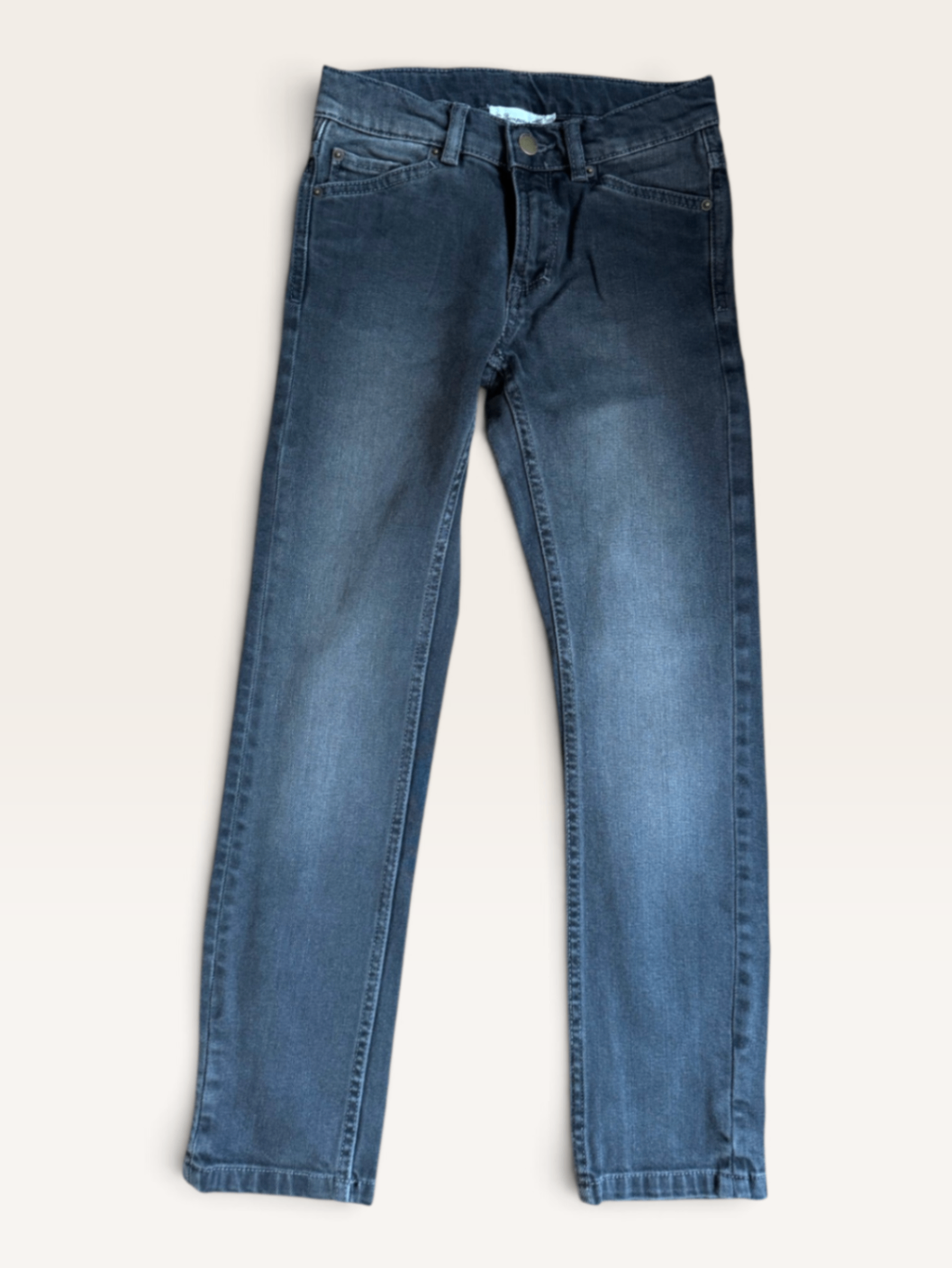 JSlim-Fit Jeans, Dunkelgrau gewaschen Gr.10A | Bonpoint