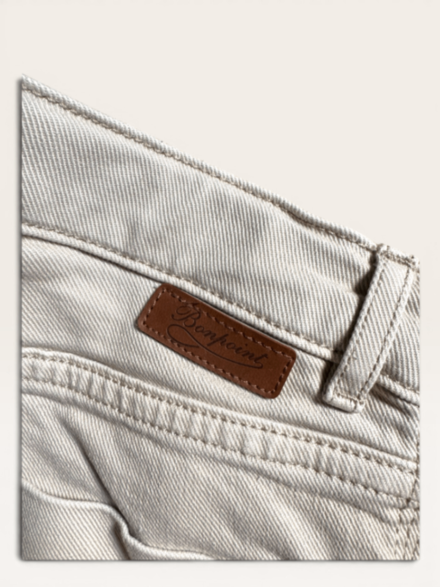 Jeans, Pastell-Beige/Creme Gr.10A | Bonpoint