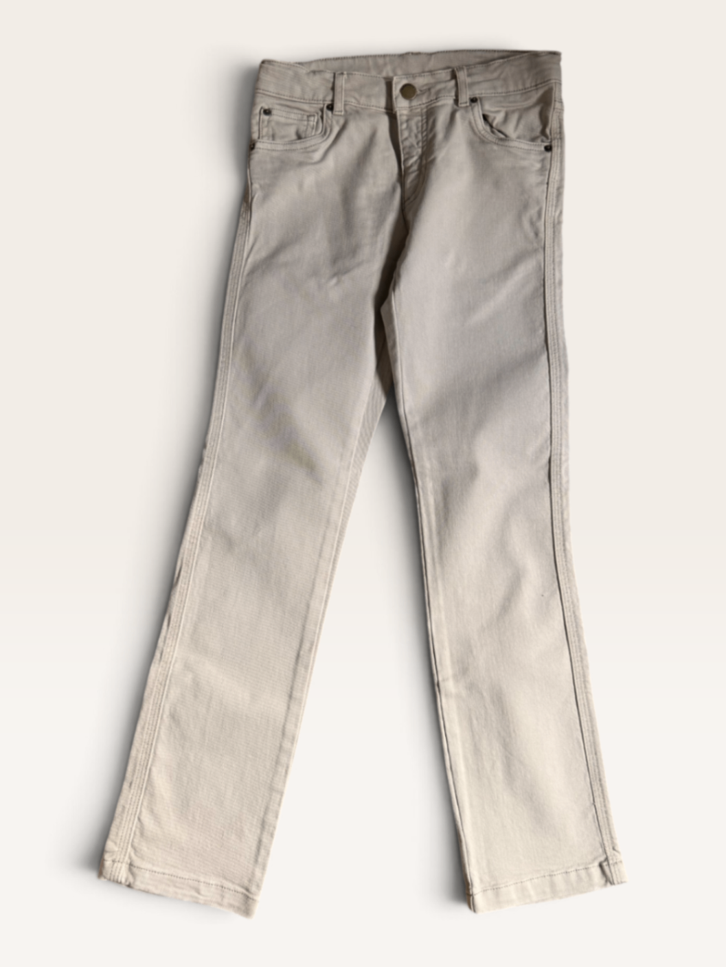 Jeans, Pastell-Beige/Creme Gr.10A | Bonpoint
