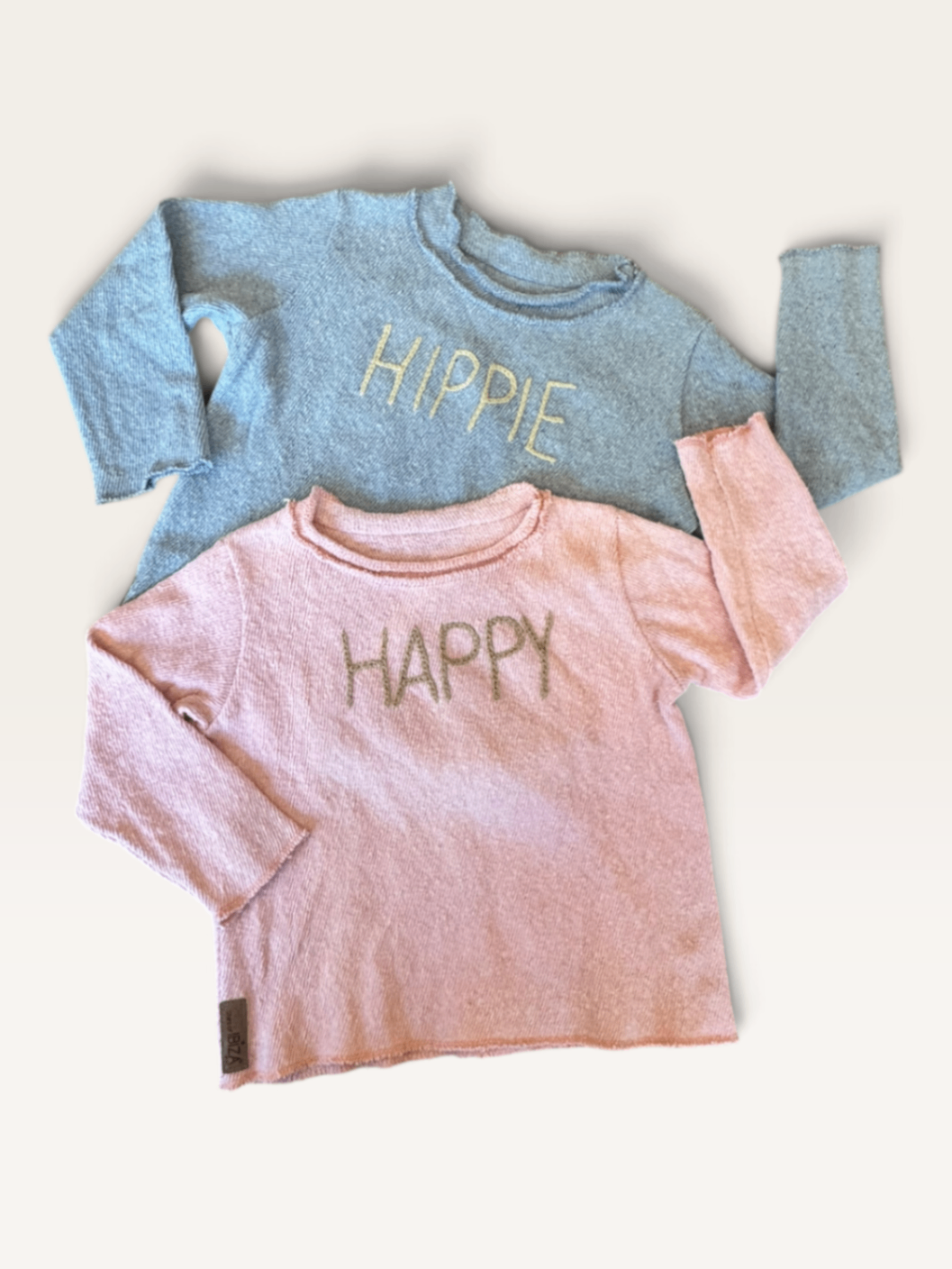 Set: 2 Kinder-Sweatshirt Set (Hellblau & Rosé)  Gr.987104 | Stars of Ibiza