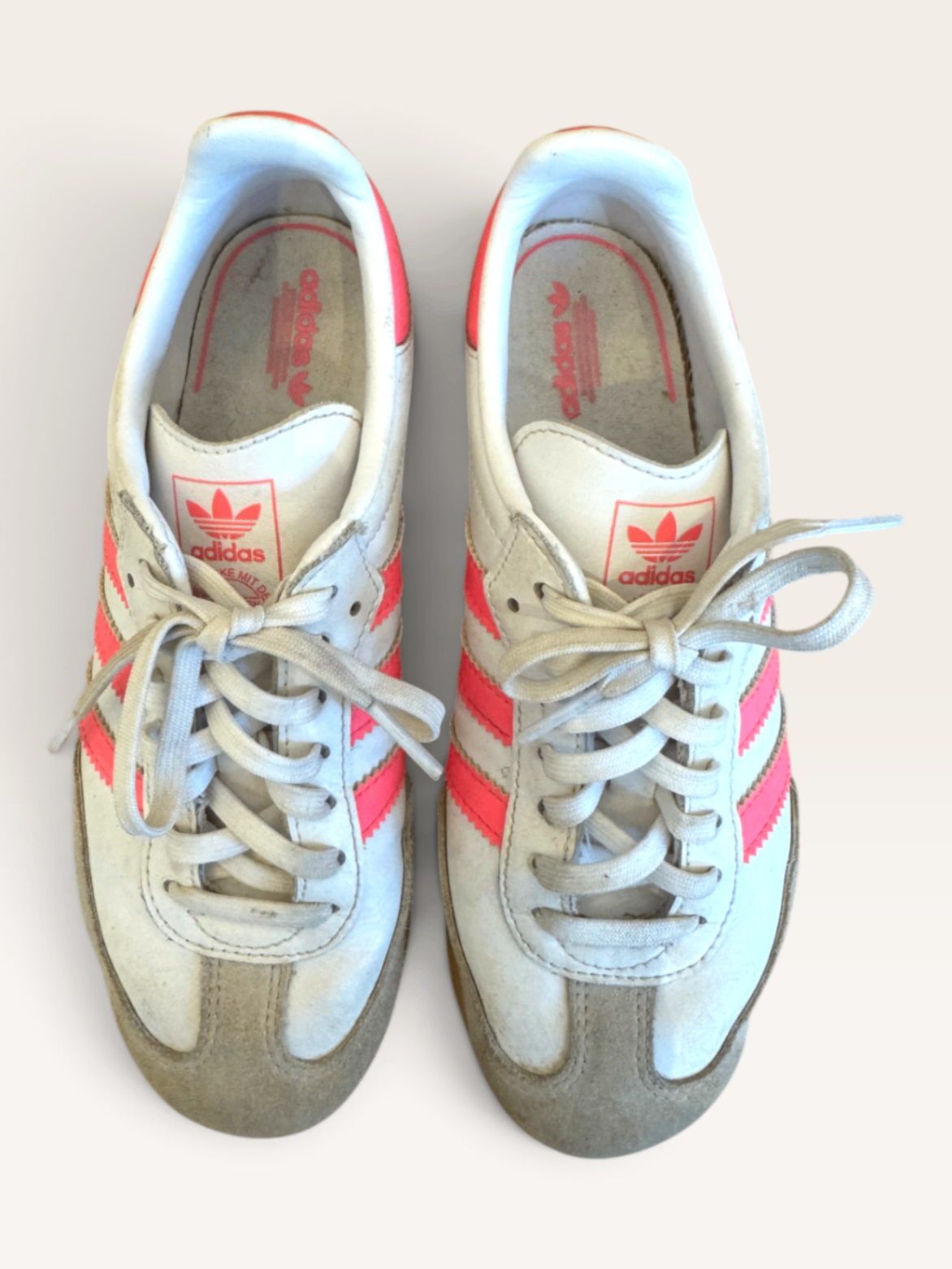 Samba Sneaker, Weiß/Neonpink Gr.34 | Adidas