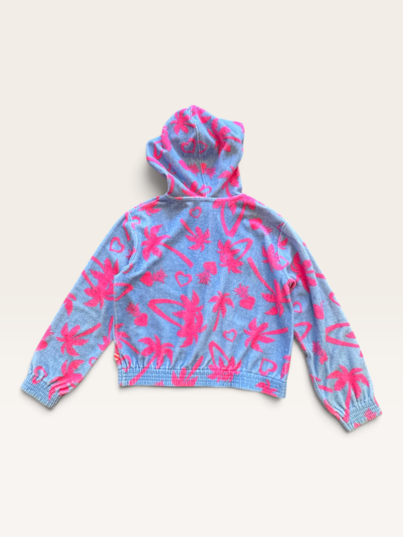 Zip-Sweater Grau/Pink Gr.128 | Billieblush