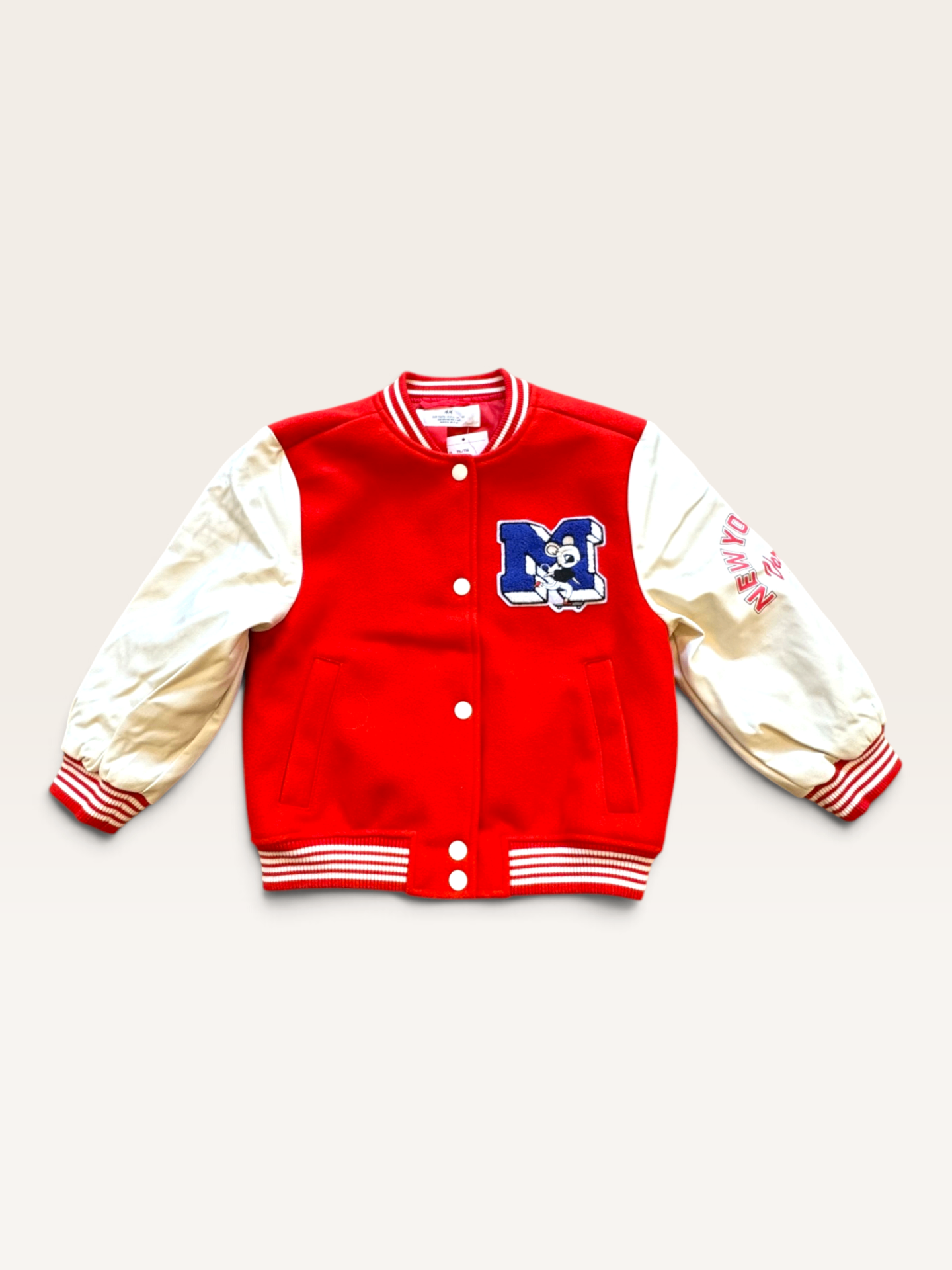 Jacken Rot/Weiß Gr.110/116 | H&M