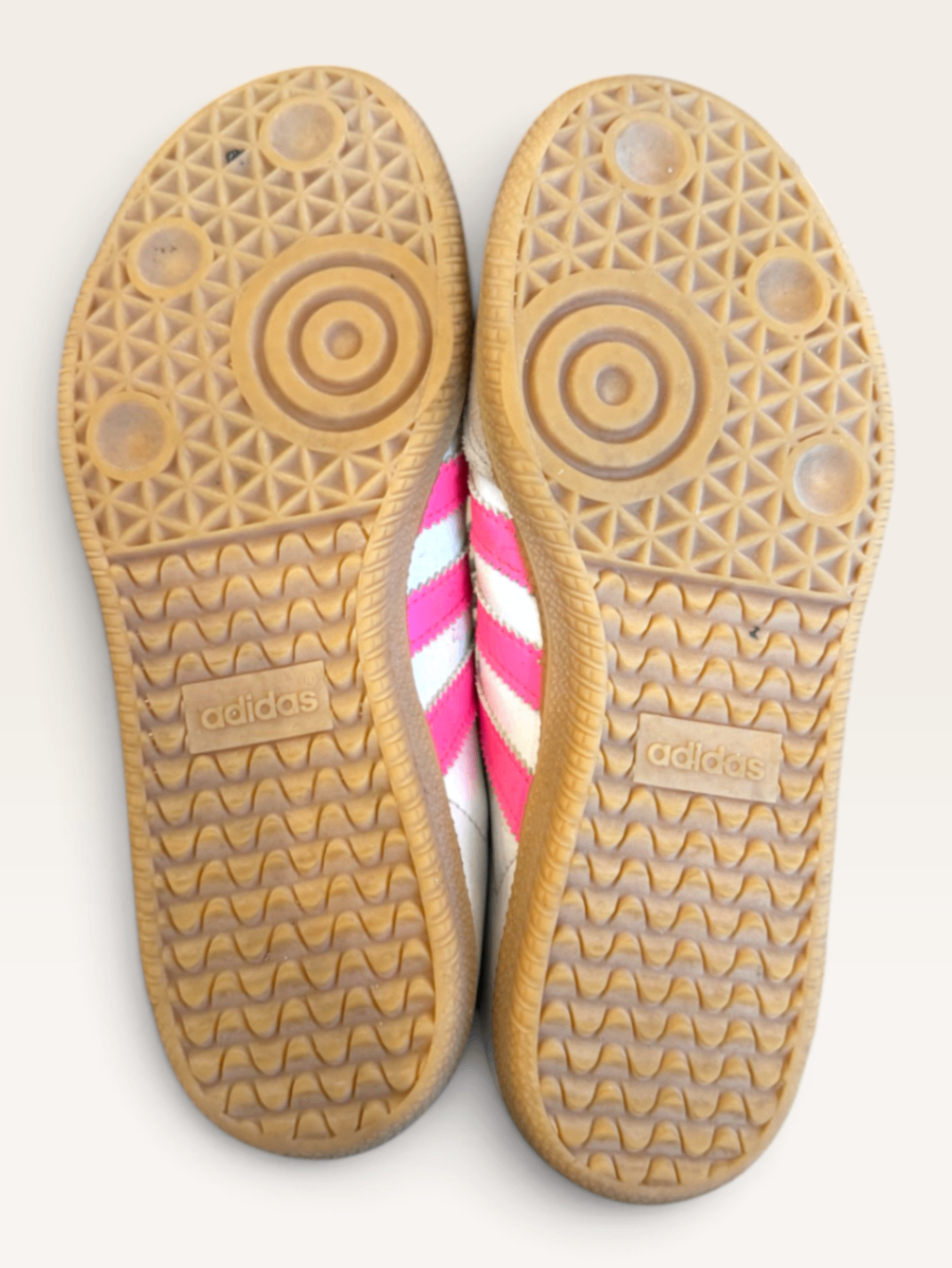 Samba Sneaker, Weiß/Neonpink Gr.34 | Adidas