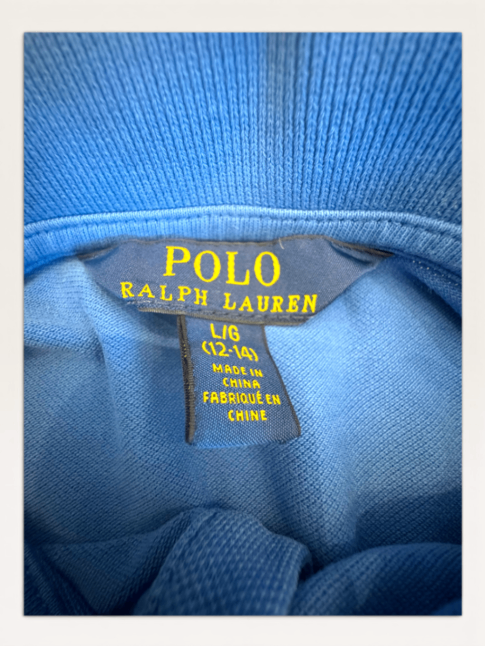 Langarm-Poloshirt, Blau Gr.L/6 (12-14) | Polo Ralph Lauren