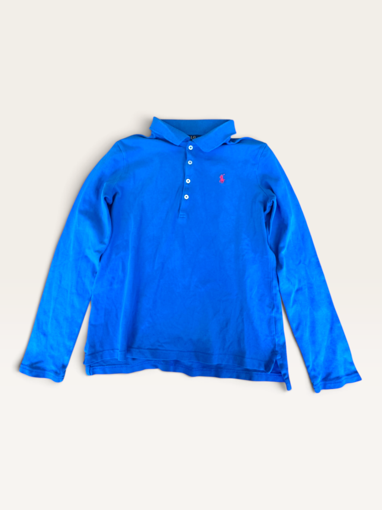 Langarm-Poloshirt, Blau Gr.L/6 (12-14) | Polo Ralph Lauren