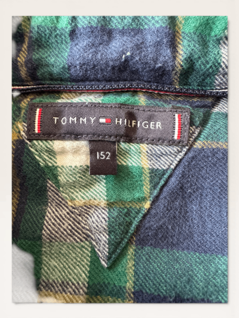Kinder Flannel-Hemd, Karo-Muster Gr.152 | Tommy Hilfiger