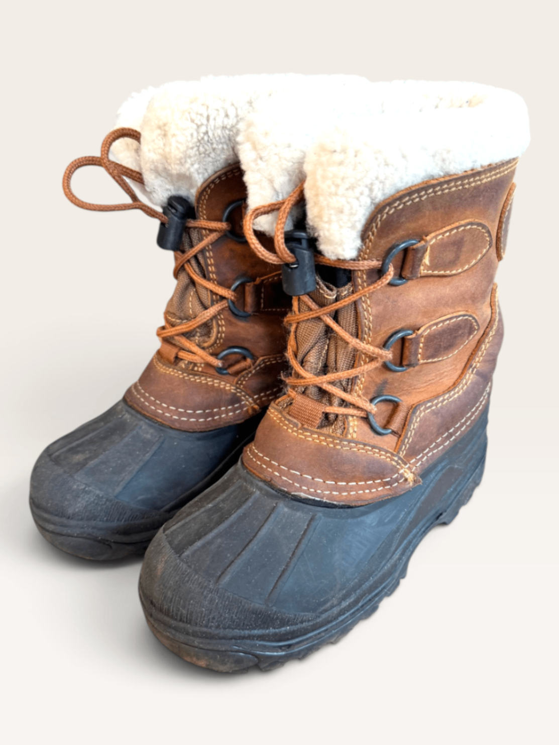 PREMIUM Kinder-Winterstiefel, Braun/Scherpel-Look Gr.31 | Kamik