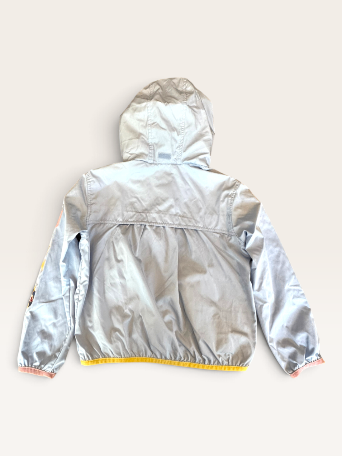 Windjacke mit Kapuze & Ärmel-Print (Hellblau) Gr.122 / 7 | Polo Ralph Lauren