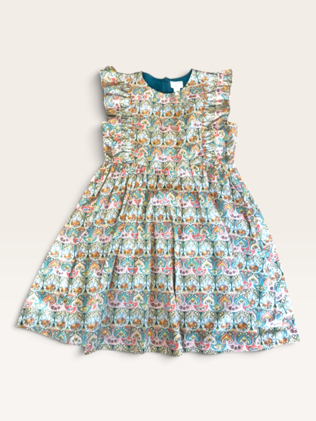 Sommerkleid mit floralem Liberty London Print & Rüschen (Gr. 7) Gr.7 | J.Crew