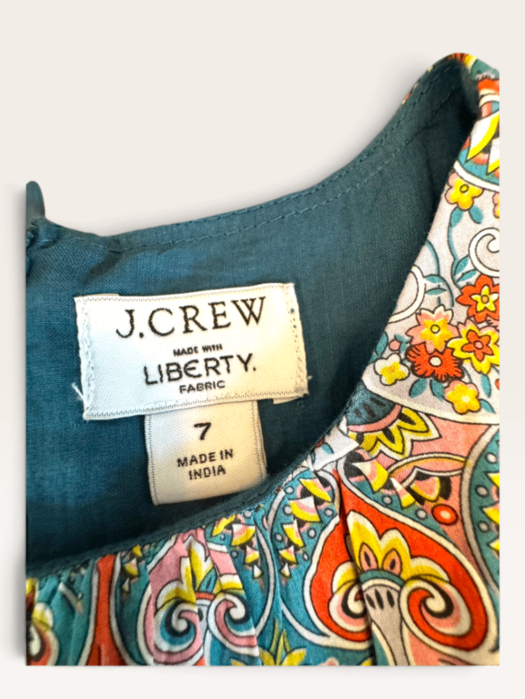 Sommerkleid mit floralem Liberty London Print & Rüschen (Gr. 7) Gr.7 | J.Crew