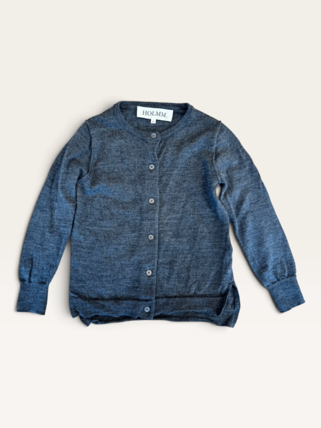 Feinstrick-Cardigan aus Wolle in Dunkelgrau (Gr. 4 Jahre / 4Y) | HOLMM.