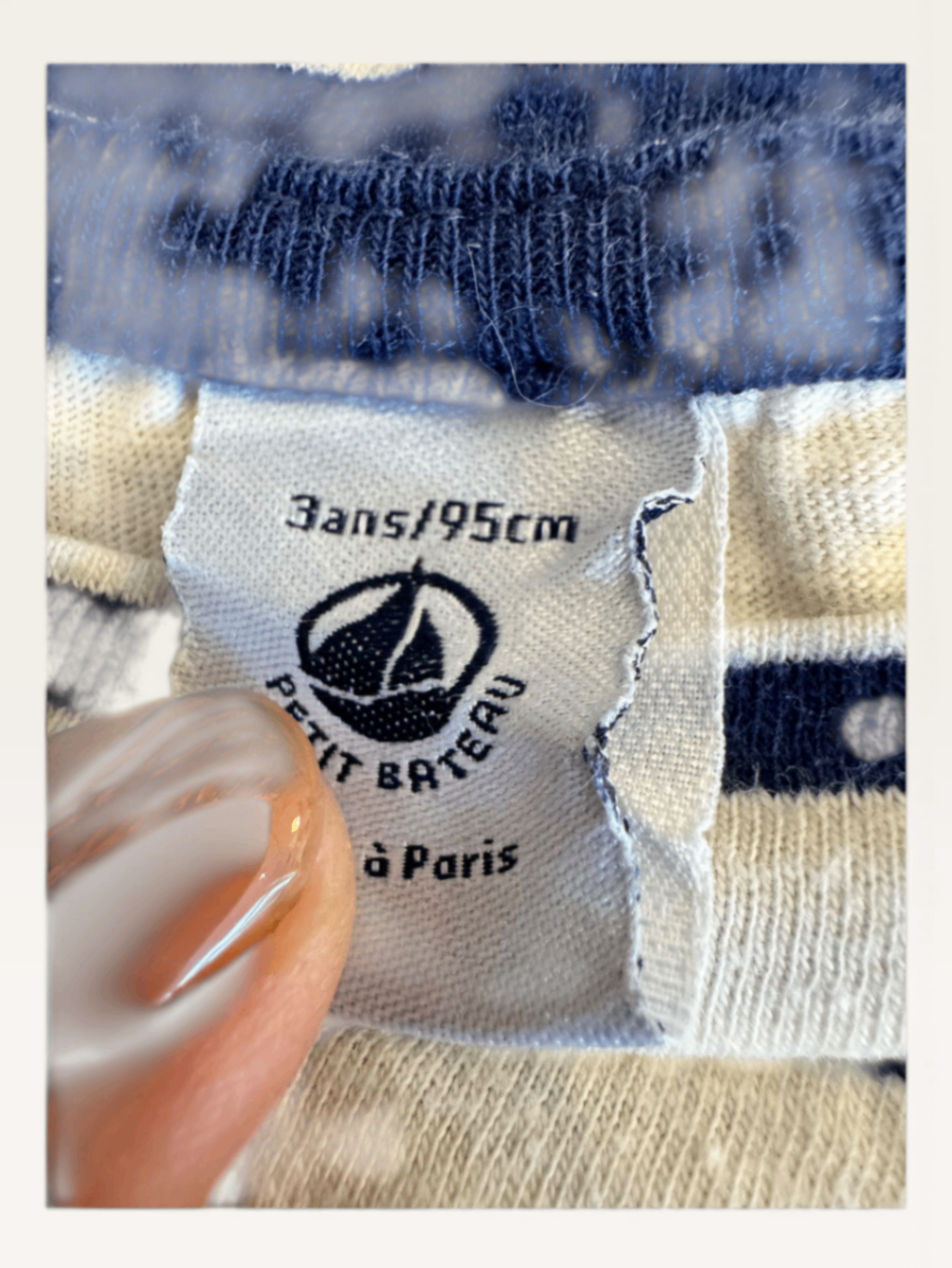 Maritimes Ringelkleid mit Rüllchen-Ausschnitt (Gr. 3 Jahre / 95 cm) | Petit Bateau