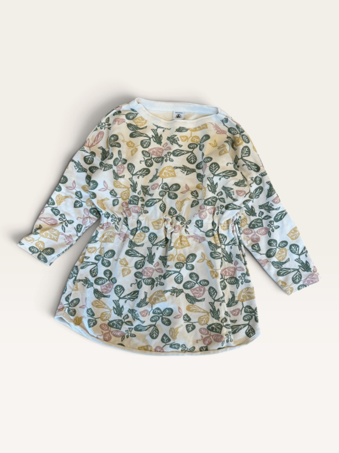 Sweatkleid mit Blumenmuster Gr.5ans/110cm | Petit Bateau