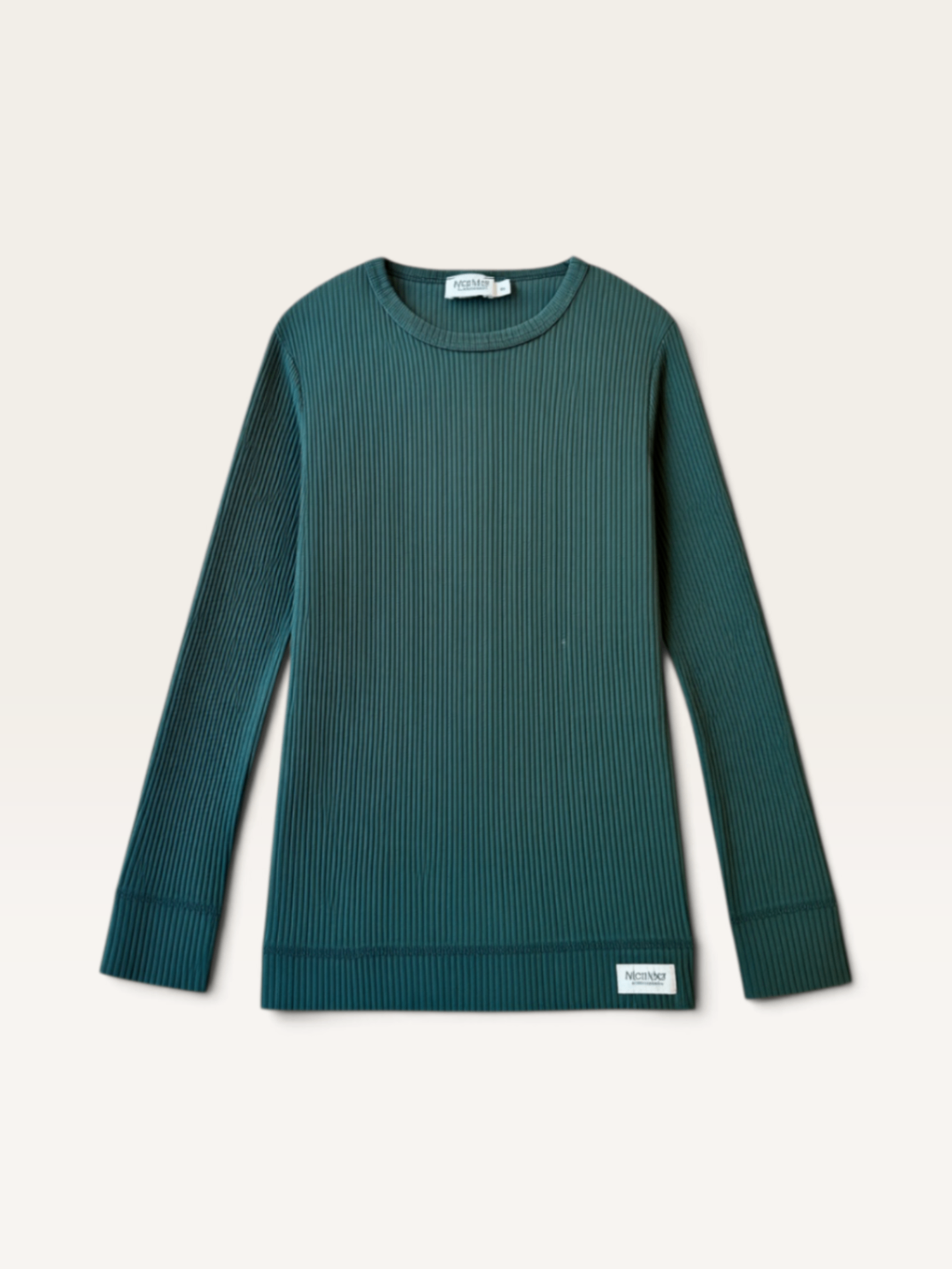Feinripp-Langarmshirt in Dunkelgrün (Gr. 8 Jahre / 8y) | MarMar Copenhagen