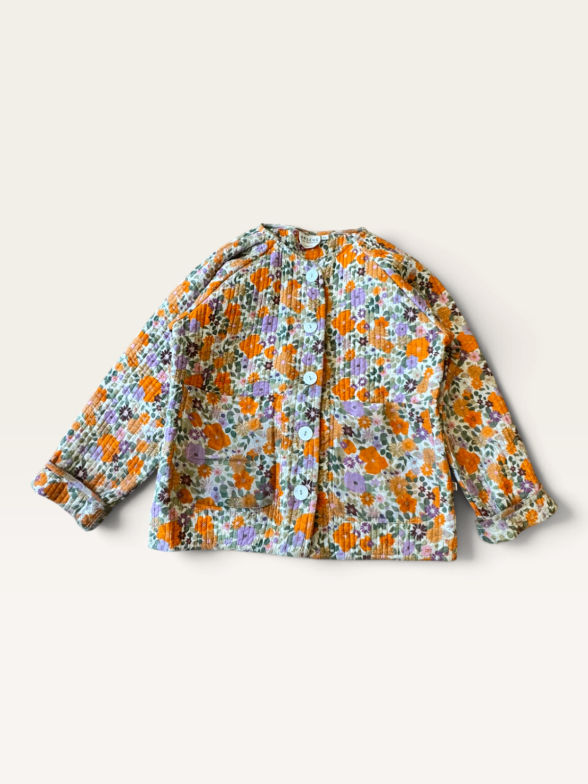 Watteppjacke / Steppjacke mit Blumenmuster (Gr. 8 Jahre / 8a) | Arsene & les Pipelettes