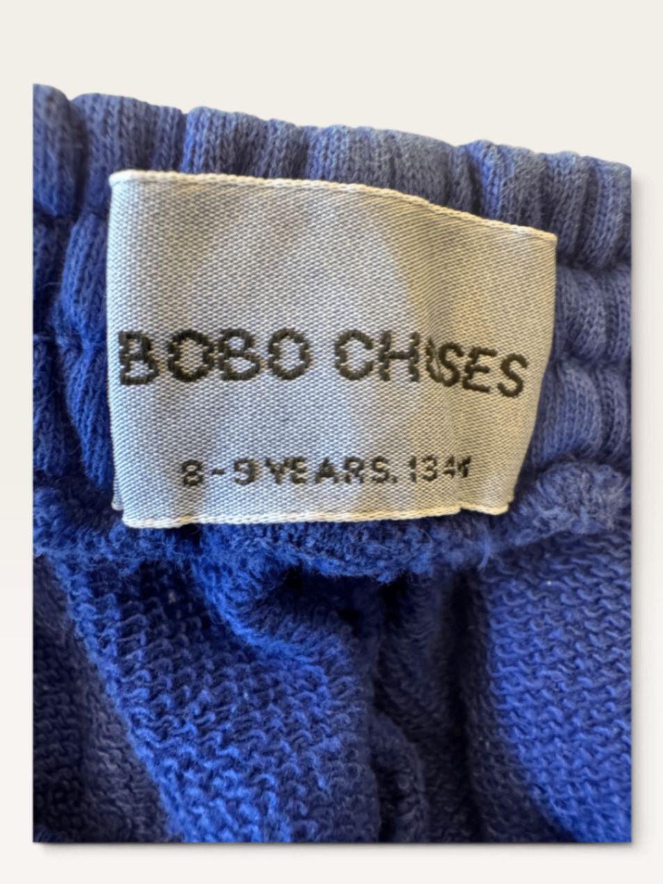 Lässige Sweat-Jogginghose mit Kontrastpaspel in Knallblau (Gr. 8–9 Jahre / 134) | Bobo Choses