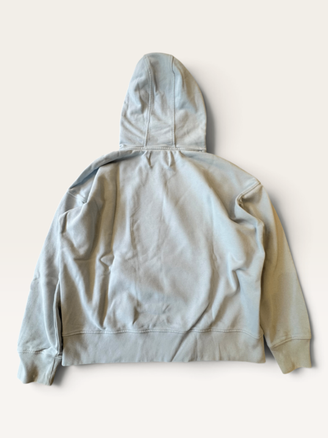 Oversized Hoodie mit Berlin-Print in Hellblau (Gr. S) | Lala Berlin