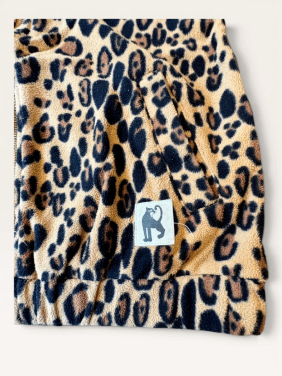 2-Teiler Fleece-Set mit Leoparden-Muster Gr.128/134 | Mini Rodini