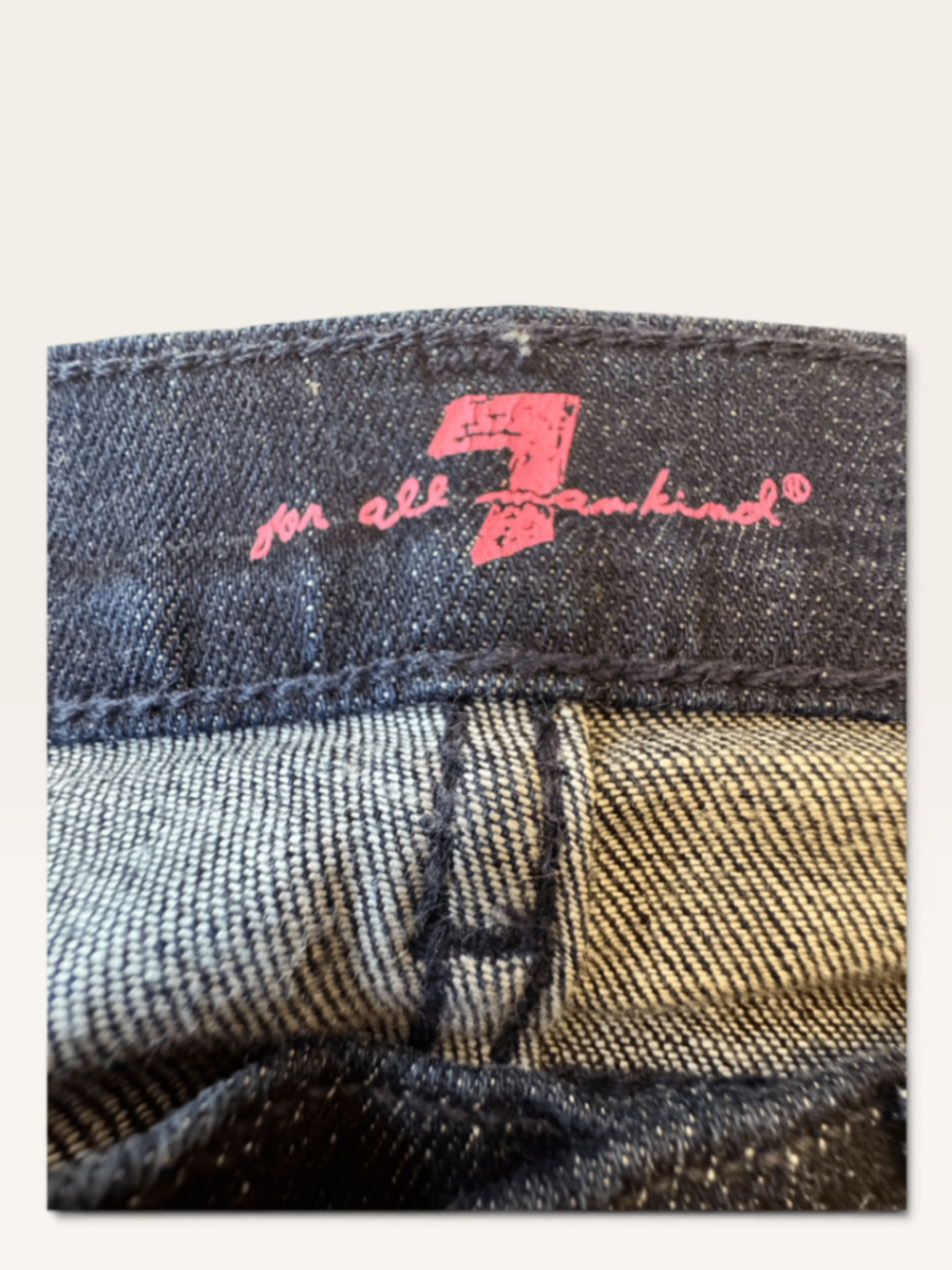 Dunkelblaue Bootcut-Jeans in edler Waschung Gr.140 | 7 For All Mankind