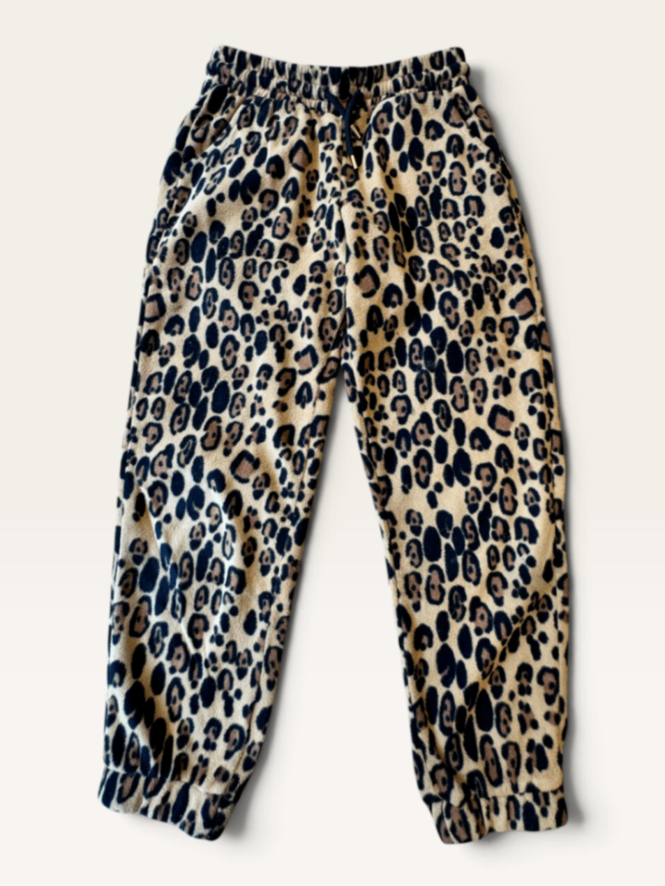 2-Teiler Fleece-Set mit Leoparden-Muster Gr.128/134 | Mini Rodini