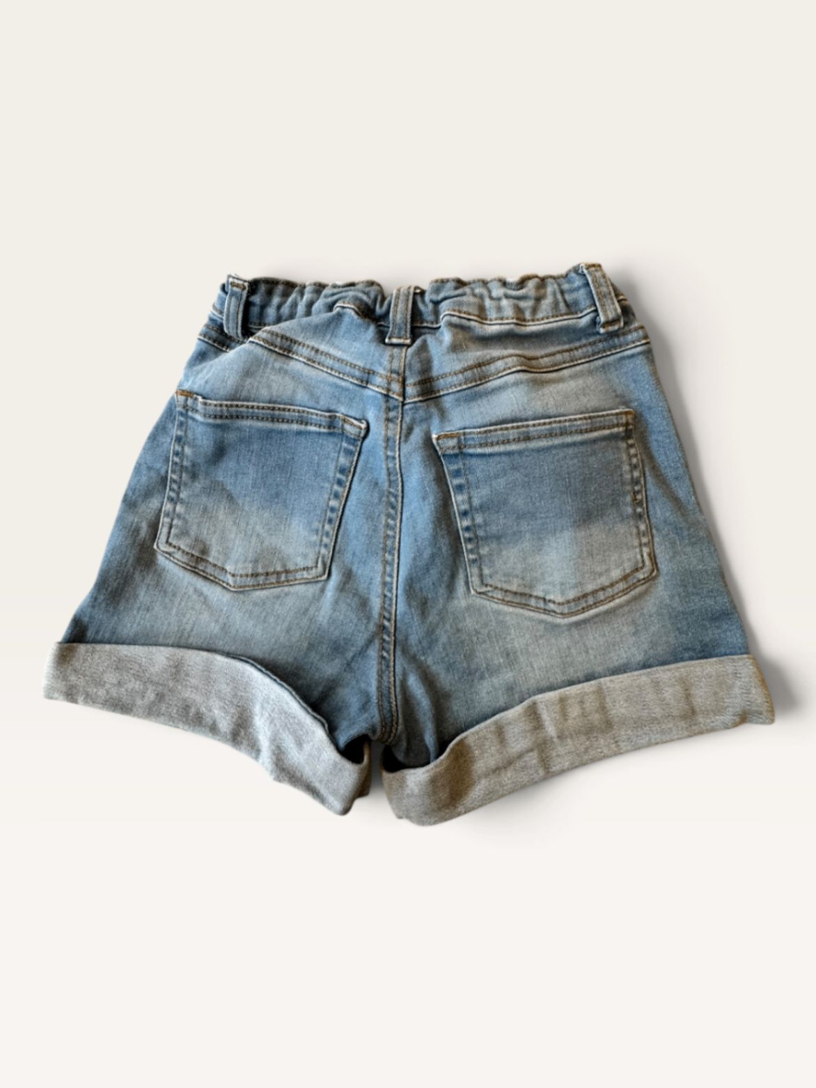 Denim Shorts mit Krempelsaum & verstellbarem Bund Gr.122/128 | The New