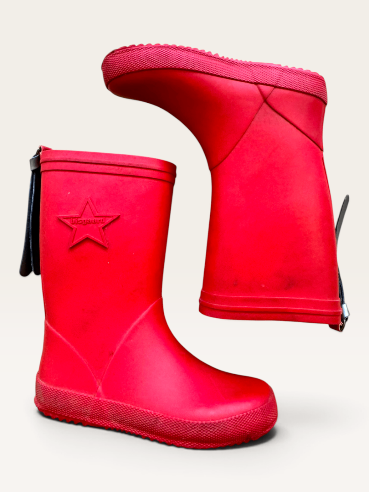 Klassische Kinder-Gummistiefel in Rot (Gr. 28) | Bisgaard
