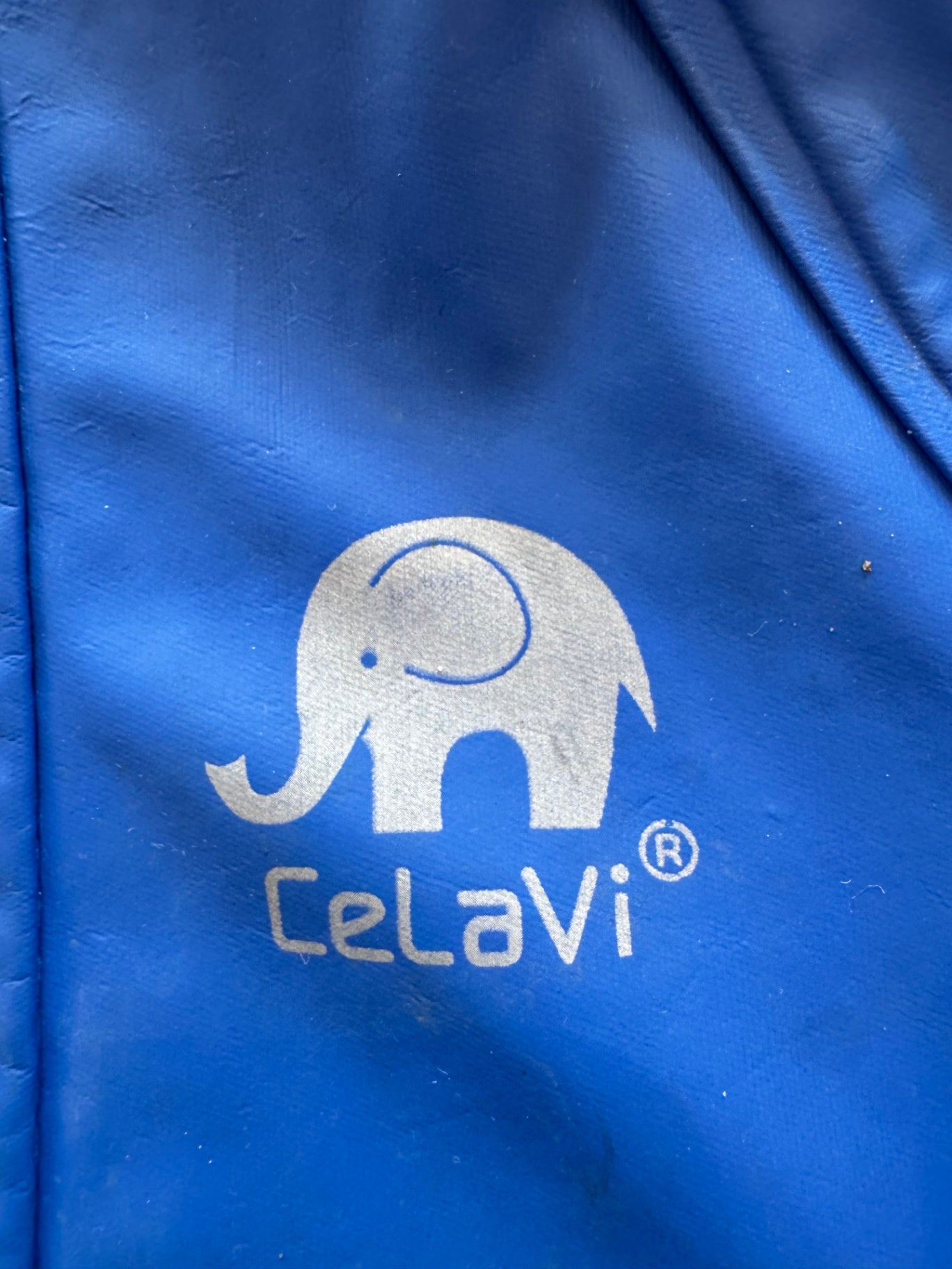 Wasserdichte Kinder-Regenjacke mit Kapuze in Blau (Gr. 80) | CeLaVi