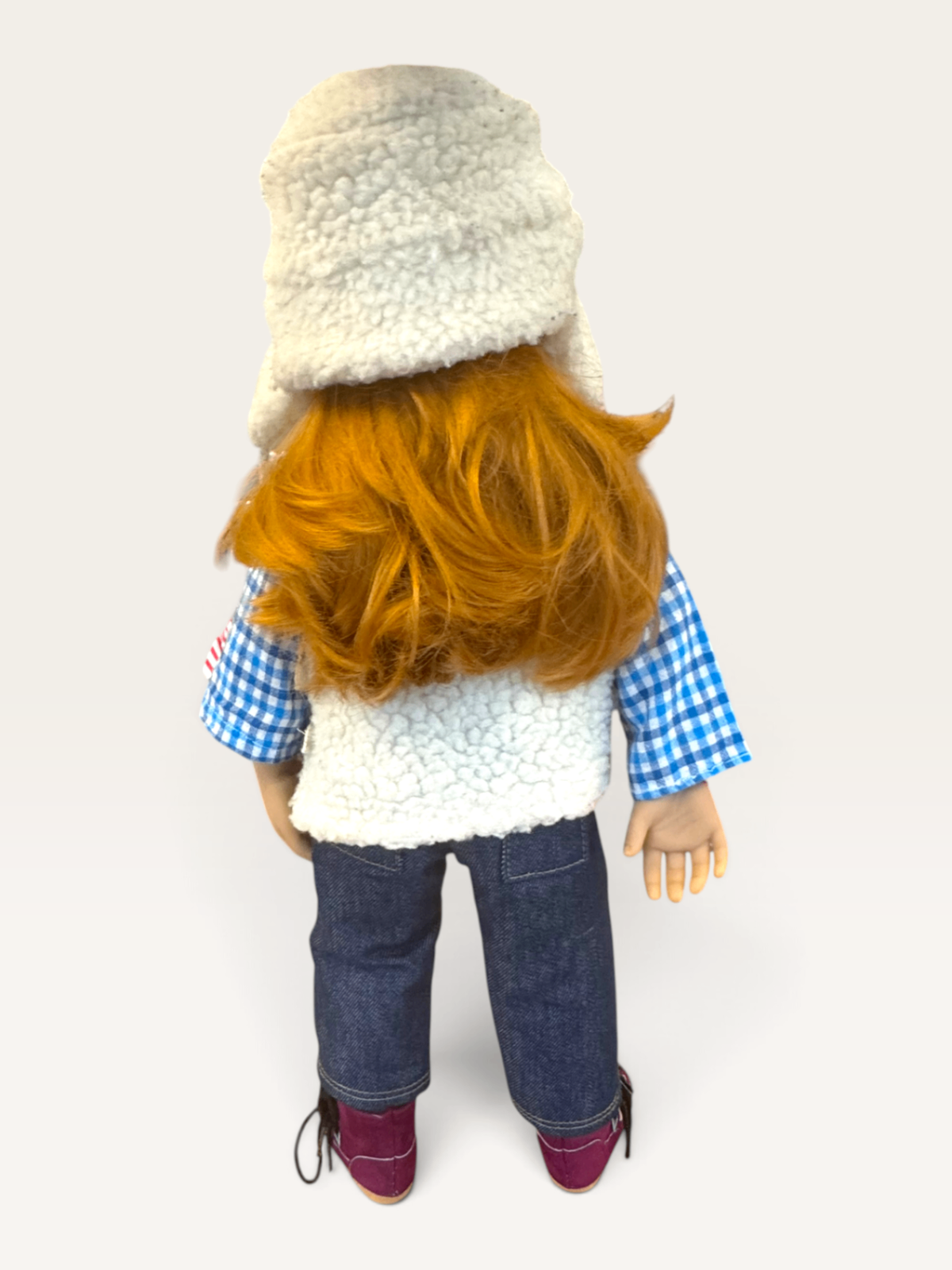 Stehpuppe „Hannah“ (50 cm) mit rotem Haar & Winter-Outfit Gr.50cm | Götz