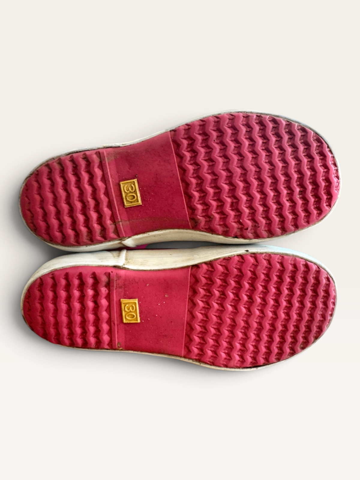 Lora / Lolly Pop Gummistiefel in Pink & Weiß (Gr. 30) | Aigle
