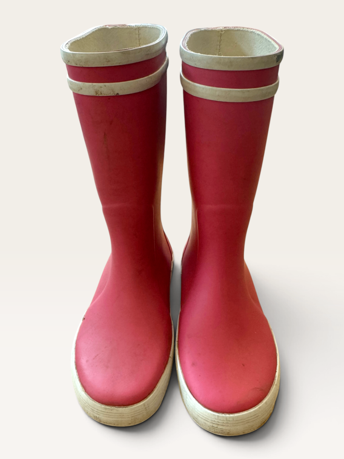 Lora / Lolly Pop Gummistiefel in Pink & Weiß (Gr. 30) | Aigle