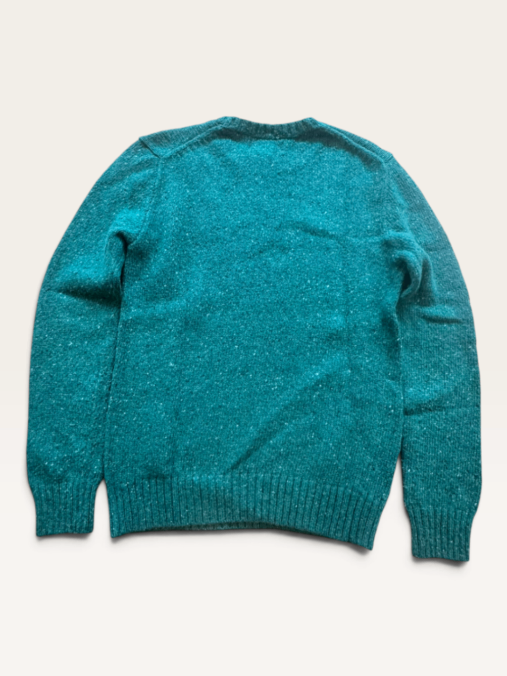 Warmer Herbst-Begleiter: Tannengrün mit gelbem POLO-Logo 100% Wolle Gr.14 | Polo Ralph Lauren