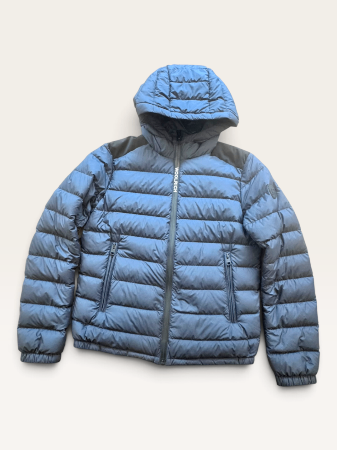 Ultralight Daunen Steppjacke in Dunkelblau – Funktionale Winter-Pufferjacke Gr.12 | Woolrich