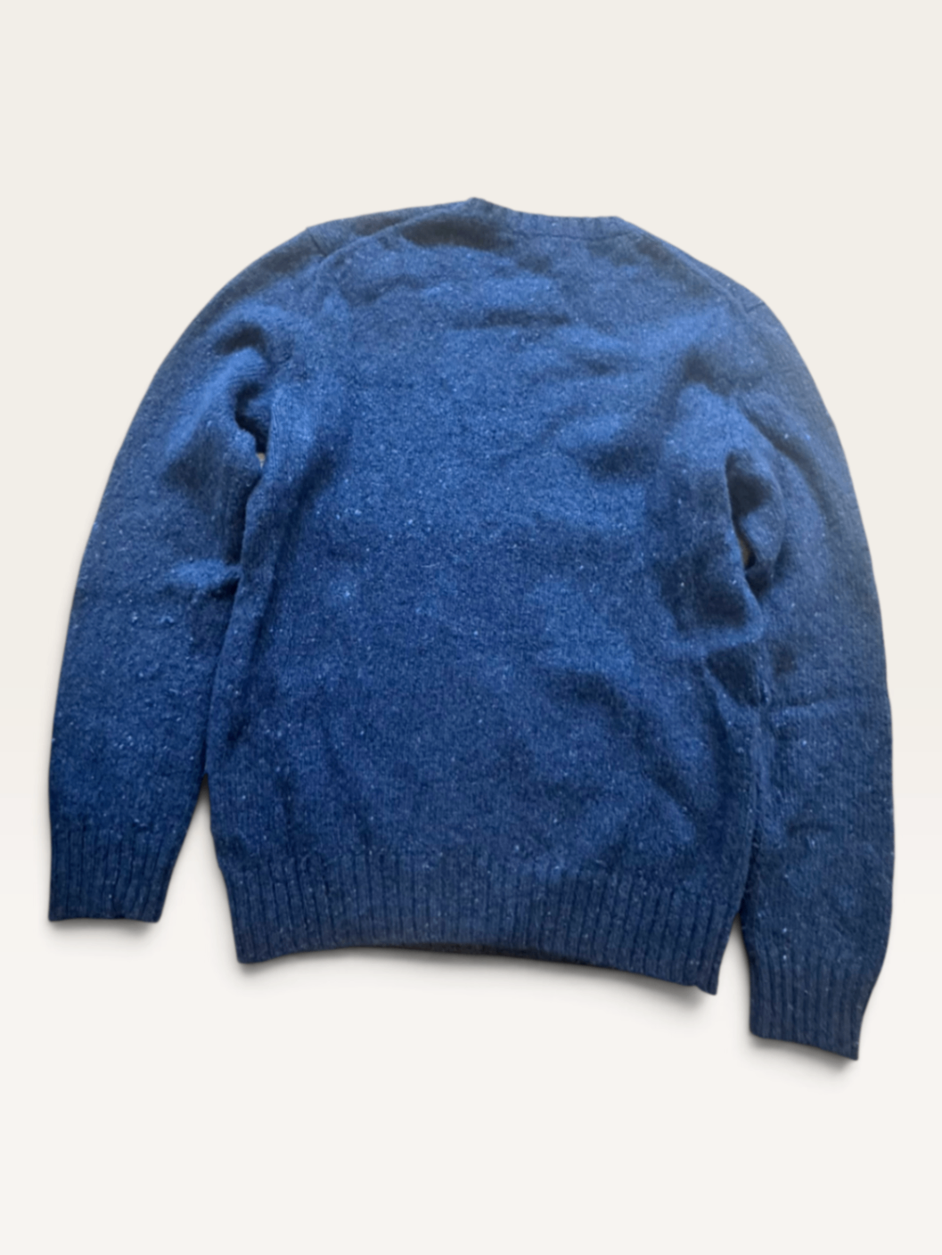 Preppy-Style Strickpullover in Dunkelblau 100% Wolle Gr.14 | Polo Ralph Lauren