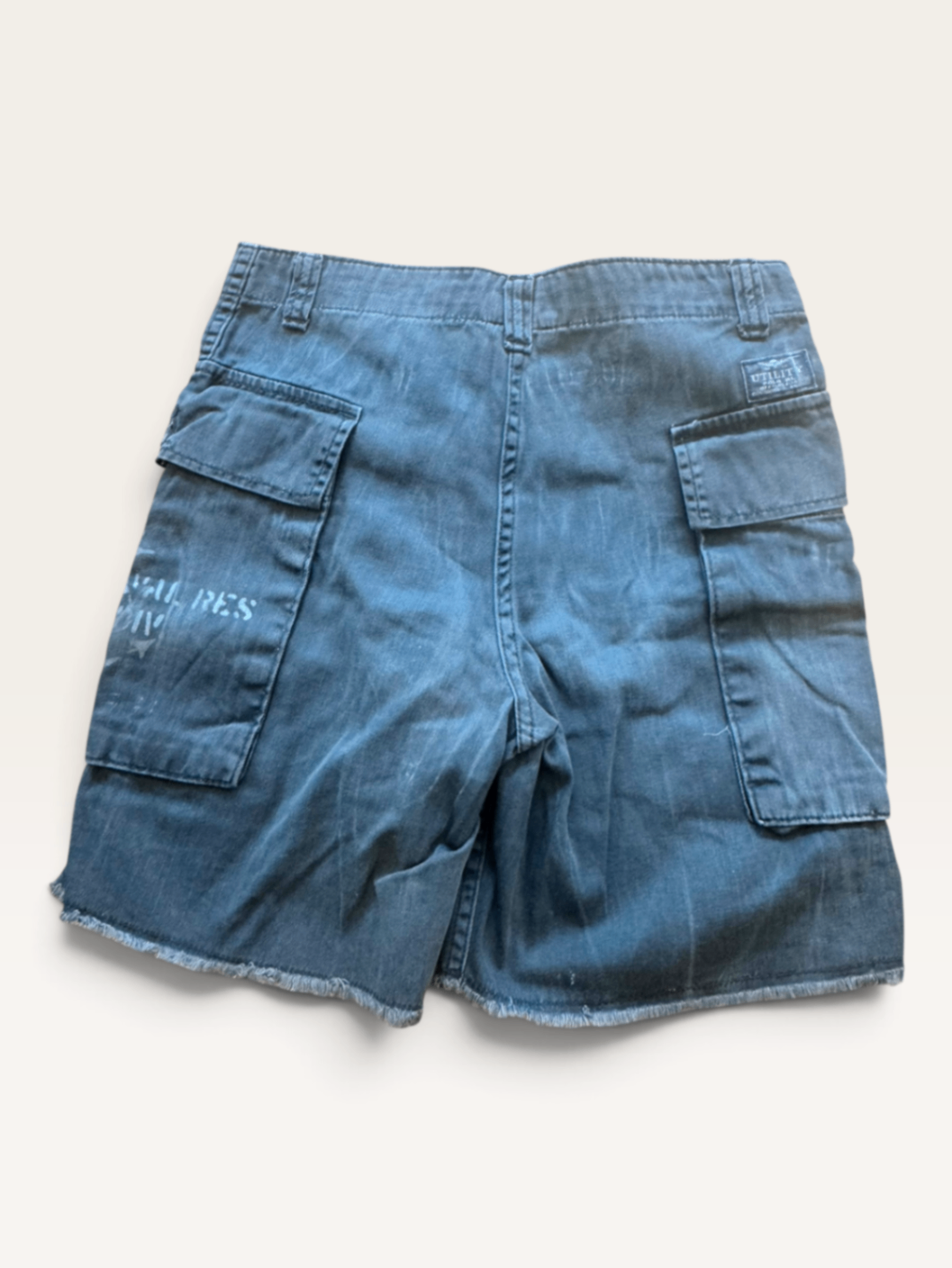 Vintage-Denim Cargo Shorts – Coole Military-Optik Blau Gr.14 | Polo Ralph Lauren