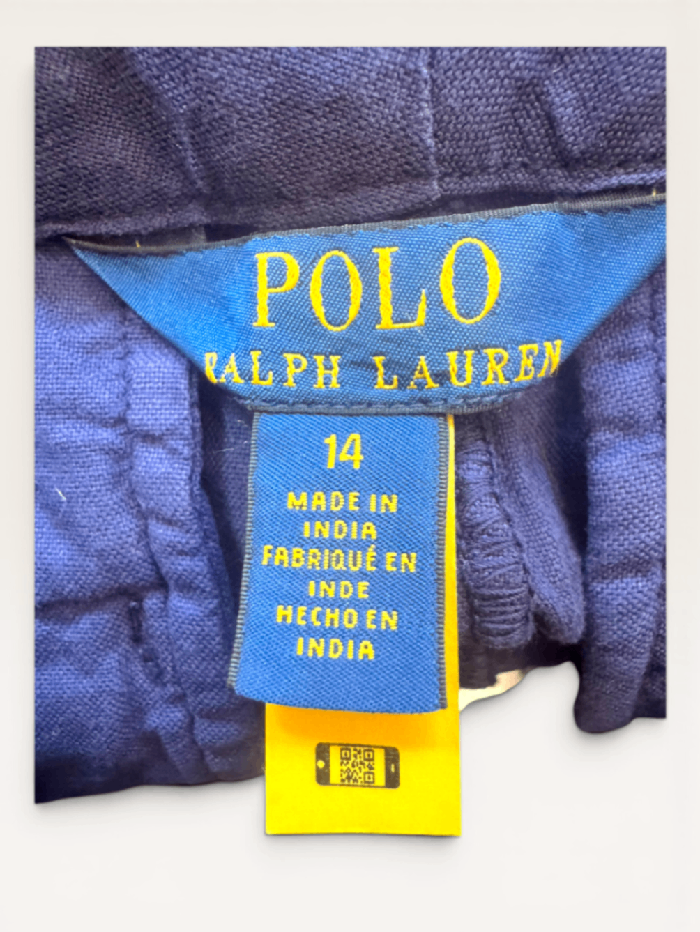 Chino-Shorts dunkelblau – Eleganter Sommer-Look Gr.14 | Polo Ralph Lauren
