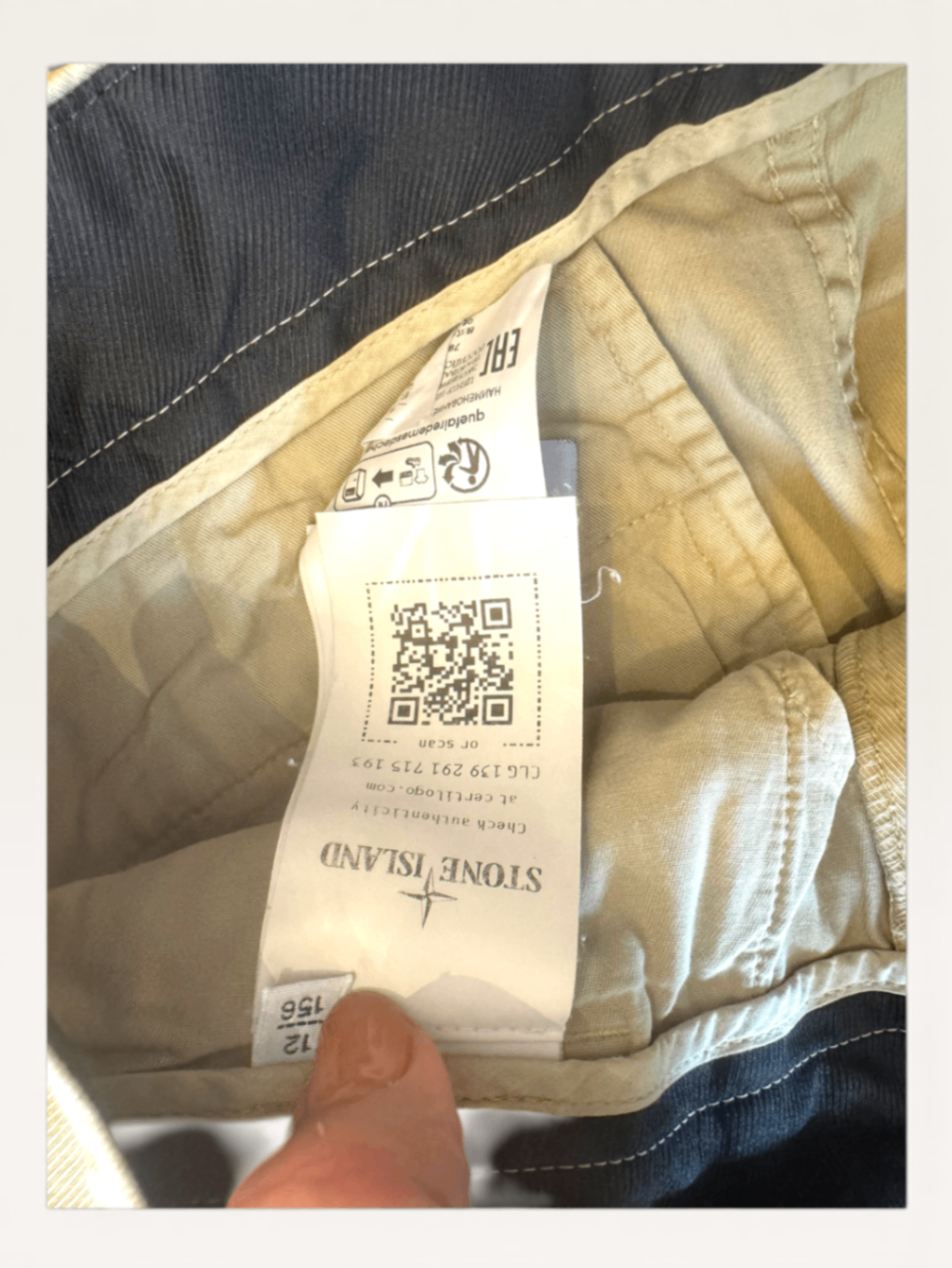 Beige Cargo Shorts – Exklusives Premium-Design Gr.12 | Stone Island
